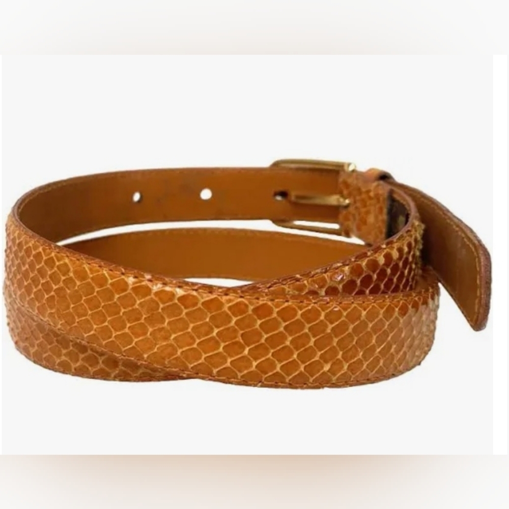 Canterbury Womens Genuine Snakeskin Belt - Picture 2 of 6